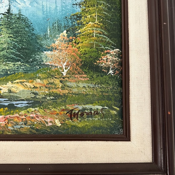 Vintage Framed Original Signed Oil Painting 12” x 14” - Picture 4 of 4